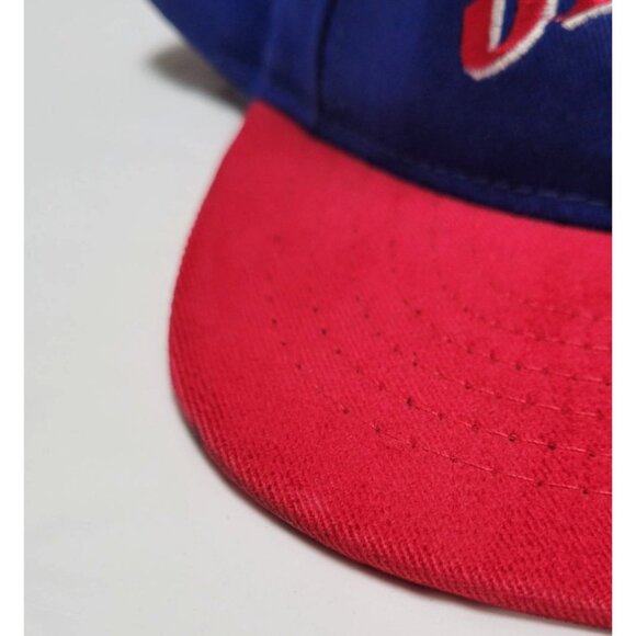 Vintage Jim Beam Blue Red Adjustable Snapback Baseball Hat Cap OSFM - Picture 2 of 12